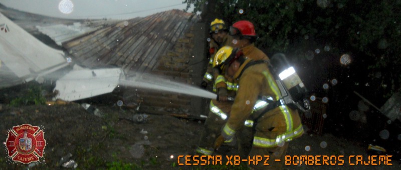 Accidente avioneta Cessna XB-HPZ