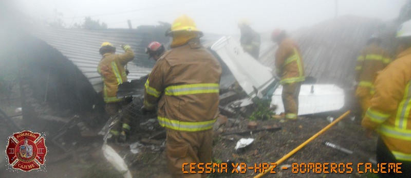 Accidente avioneta Cessna XB-HPZ