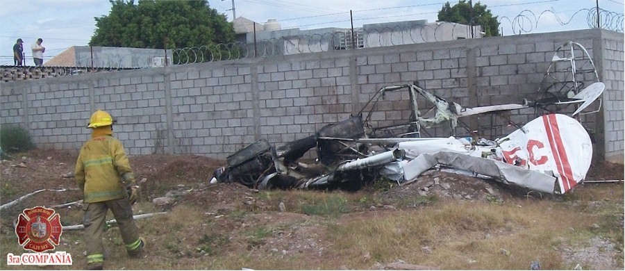 Cae avioneta fumigadora