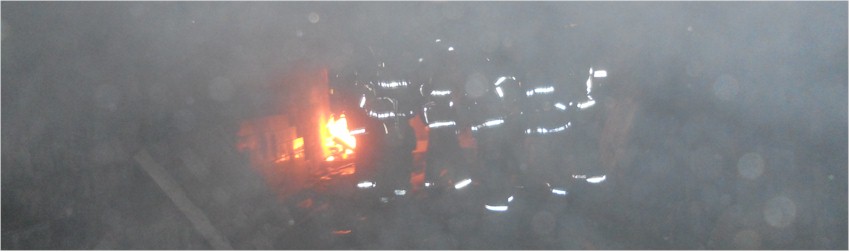 Prctica "Comportamiento del Fuego" realizada por Bomberos Voluntarios del H. Cuerpo de Bomberos Cajeme