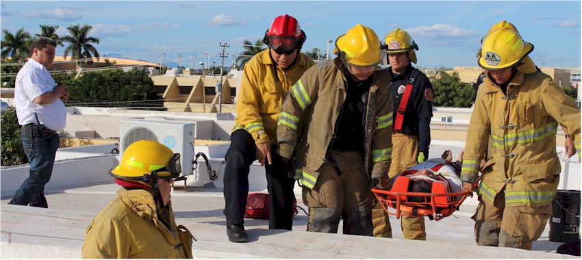 Rescate de trabajador electrucutado - Foto 2