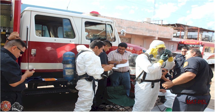 Grupo MATPEL detectando gases txicos en vivienda