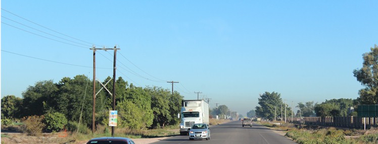 Una capa de smog se aprecia ya en Ciudad Obregn. Alta contaminacin ambiental