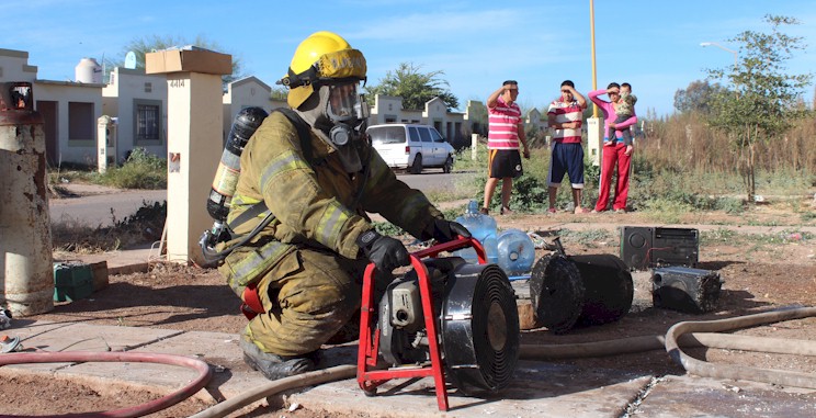 Incendio vivienda Argua y Bretagna