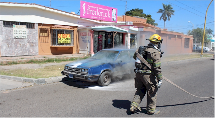 Incendio de vehculo : Allende entre Puebla y Veracruz - Foto 1
