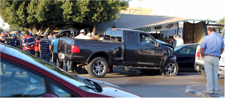 Accidente vial Tehuantepec y Yaqui Foto 1