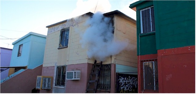 Incendio Colonia Primero de Mayo - Foto 1