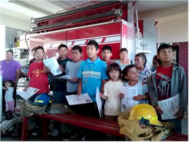 Nias y nios de Cocorit visitan a Bomberos - Foto 5