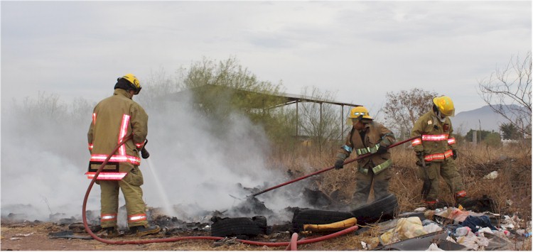 Quema de llantas contribuye a la contaminacin ambiental - Foto 2