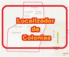 Localizador de colonias