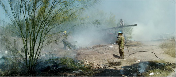 Incendio pasto y basura Cajeme y Quintana Roo - Foto 1